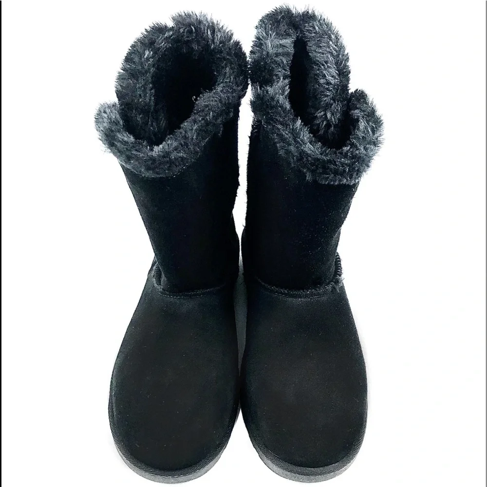 Avenue Cloudwalker Zoey Womens  Black Suede Pull On Boot Size 9W
